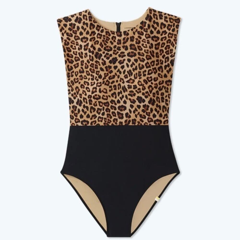 Summersalt Women's The Surf Leo Leopard
One-piece Swimsuit Plus Size 20